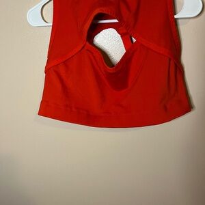 Red Sports Bra
